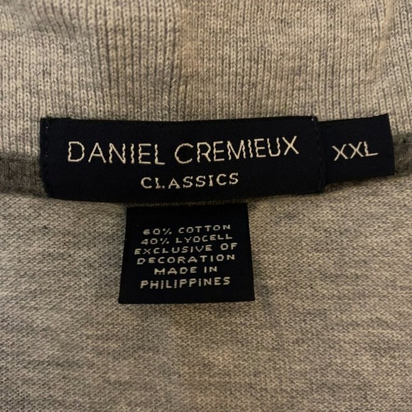 DANIEL CREMIEUX gray polo shirt - men's XXL - Picture 4 of 4